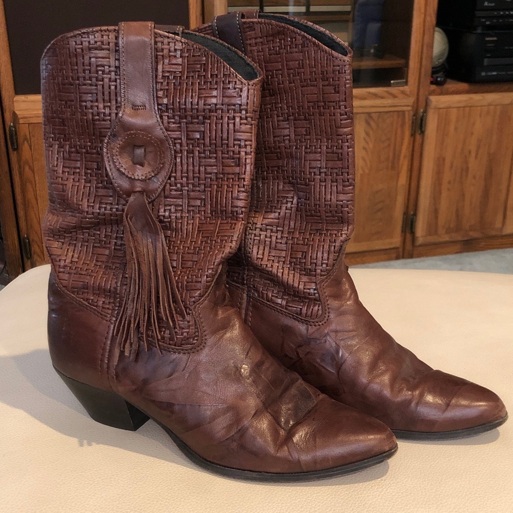 Laredo Leather Western Boots, sz 8.5
